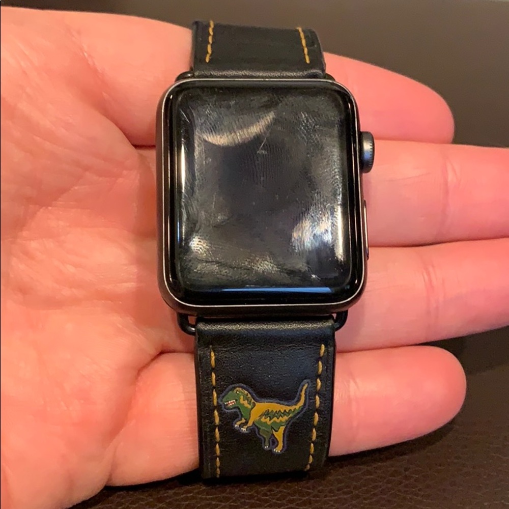 Coach 42mm Rexy Glove Tanned Leather Watch Band